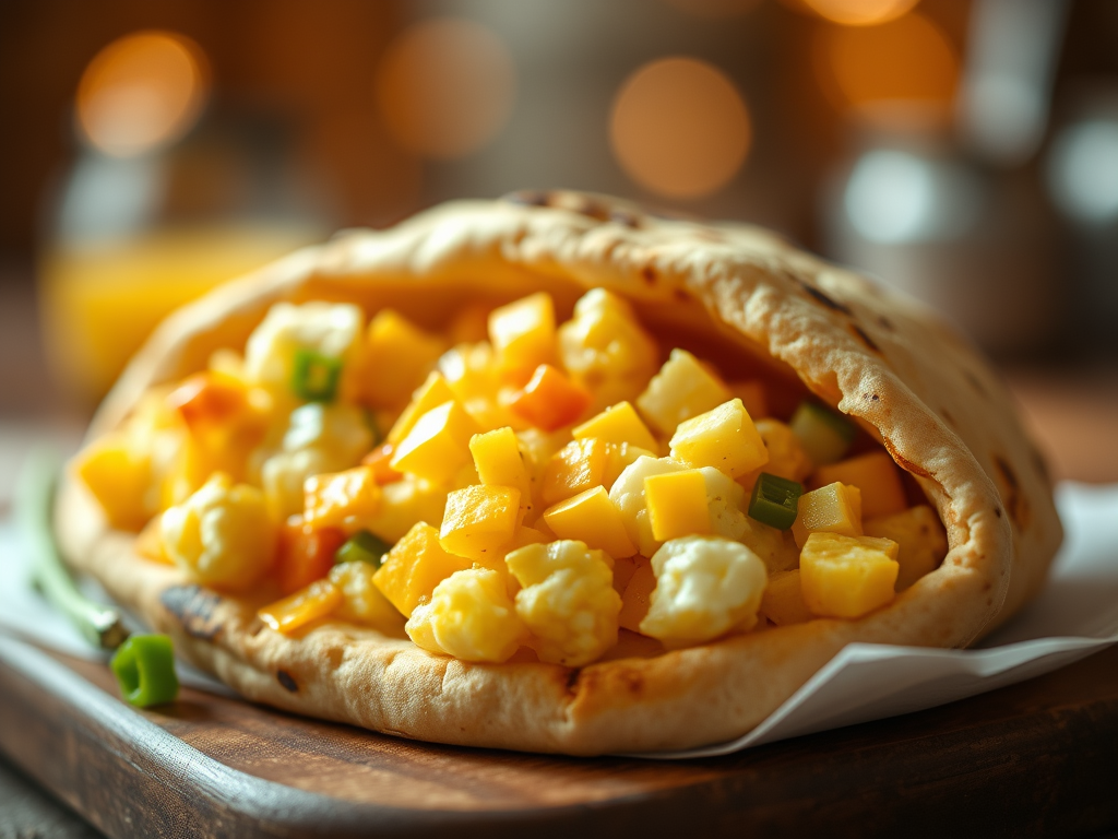 Easy To Make Breakfast&nbsp;Pita