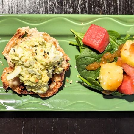 Easy Meal Prep: Avocado Egg Salad and Chicken, Veggies, and&nbsp;Rice