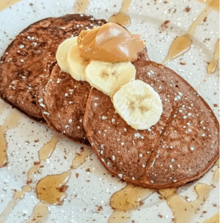 Light and Fluffy Chocolate Protein&nbsp;Pancakes