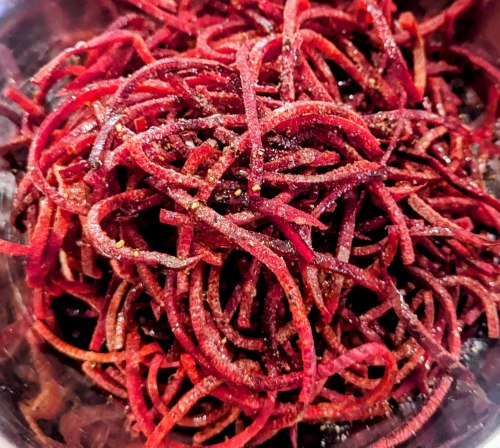 beet spirals
