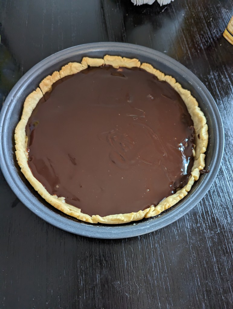 chocolate chip cookie dough pie